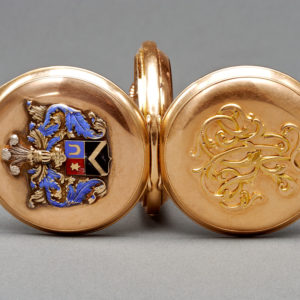 The KUTEPOV Gold Enameled Pocket Watch by Pavel BUHRE, circa 1900