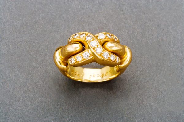 French Rings, French Gold Diamond Ring by Louis FERAUD