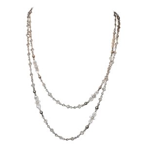 antique silver filigree necklace