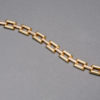 Retro Two Color Gold Link Bracelet, 1950s