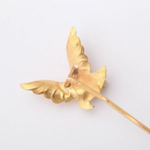 Late 19th Century French Gold Eagle Tie Pin
