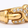 French Gold Diamond Ring by Louis FERAUD, 20th century