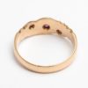 Gold Ruby and Seed Pearl Ring 5