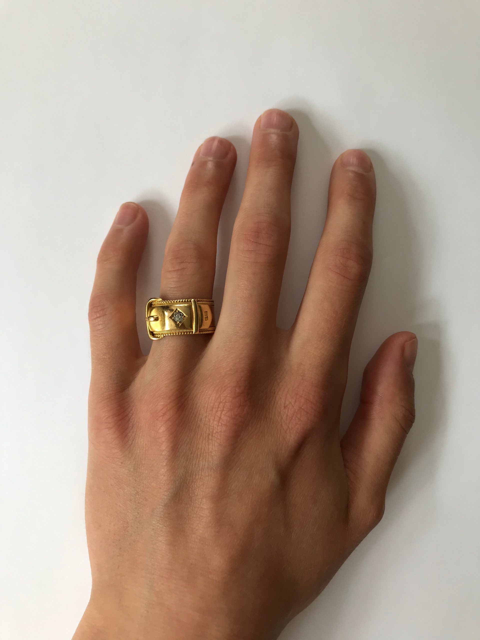 French 18k Gold Ring by Fred, Paris  Marie Betteley Antique & Vintage  Jewelry
