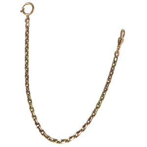 Russian Two-Color Gold Link Watchchain, circa 1900