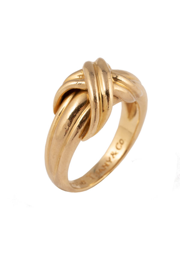 Tiffany & Co. Signature X 18k Gold Ring, 1990