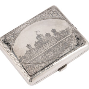 Russian Silver Nielloed Coin Purse Moscow, circa 1900