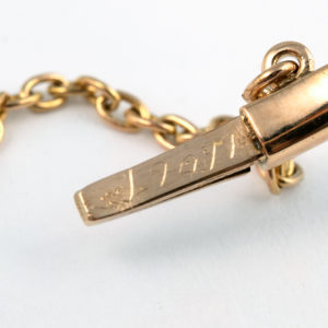 Gold and Diamond Line Bracelet, Netherlands, 19th Century